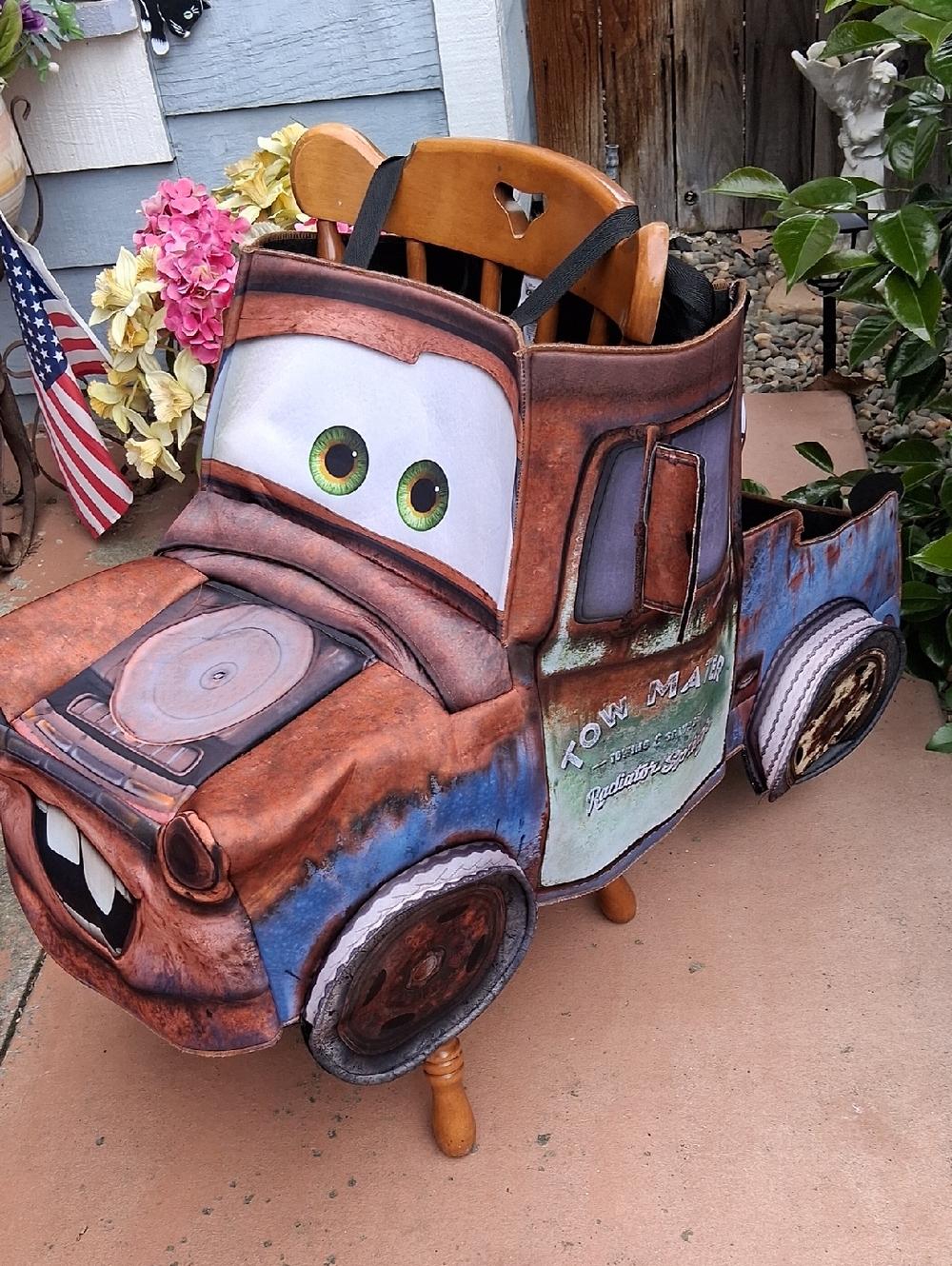 Tow Mater Costume Rusty Blue/Brown - Picture 3 of 7